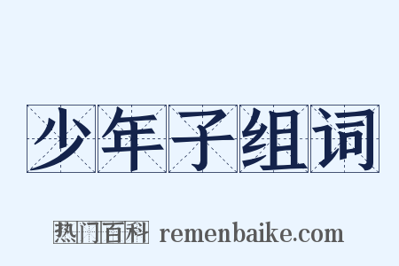 少年子组词是什么意思的图片